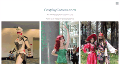 Desktop Screenshot of cosplaycanvas.com